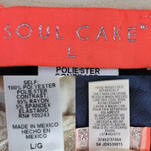 Vintage 80s Lace L Vanilla See Through Front Stretch High-low Jersey Knit Back - Picture 4 of 13